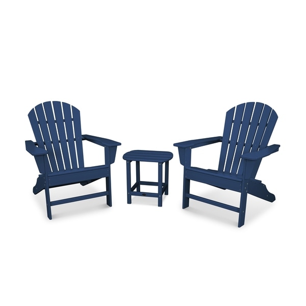 POLYWOOD South Beach Adirondack Chair 3Piece Set