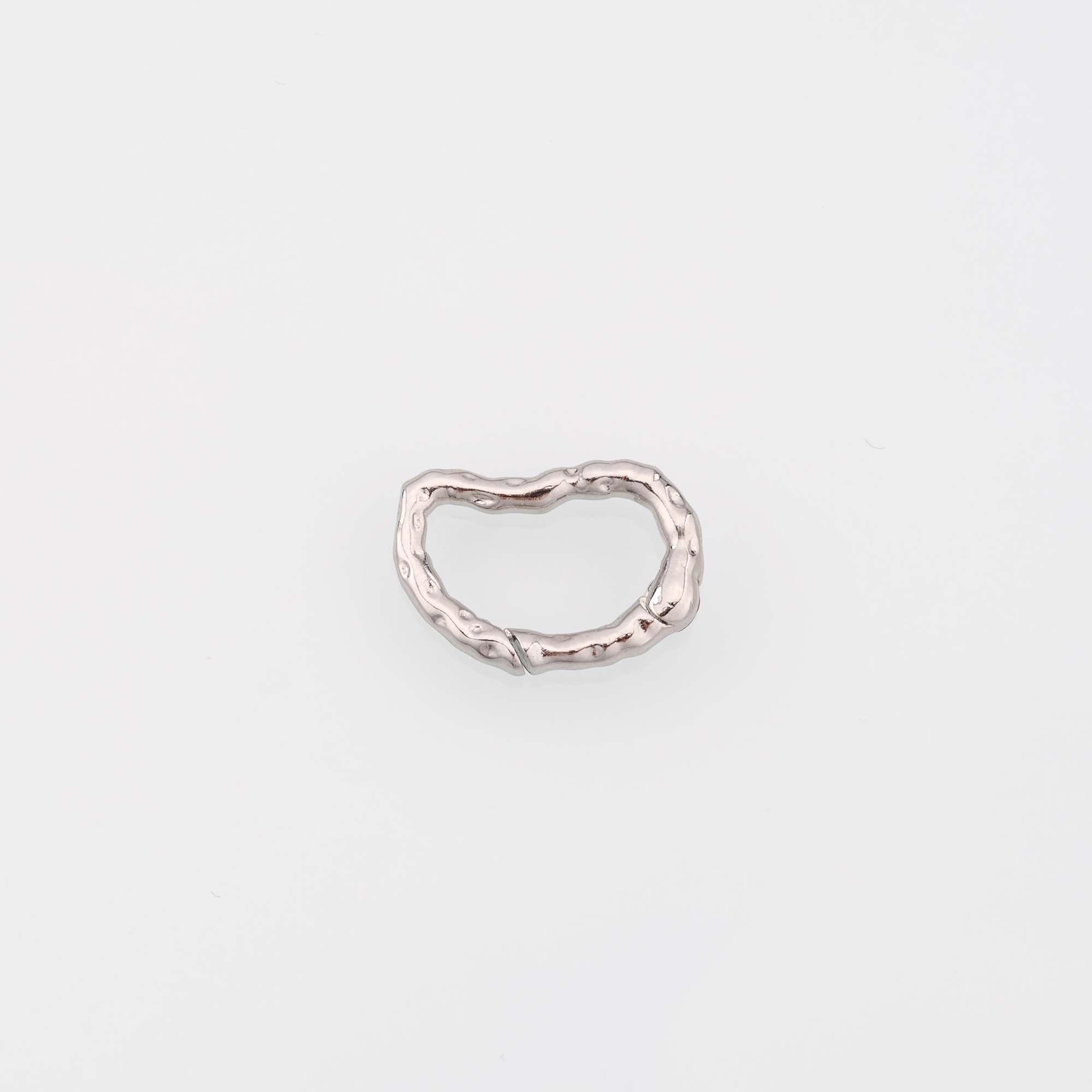 18K Gold Filled Geometric Carabiner Clasp,Dainty Spring Push Gate Clasp for DIY Jewelry Finding Necklace Bracelet