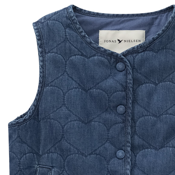 Jonas Nielsen Mädchen Weste in Denim-Optik
