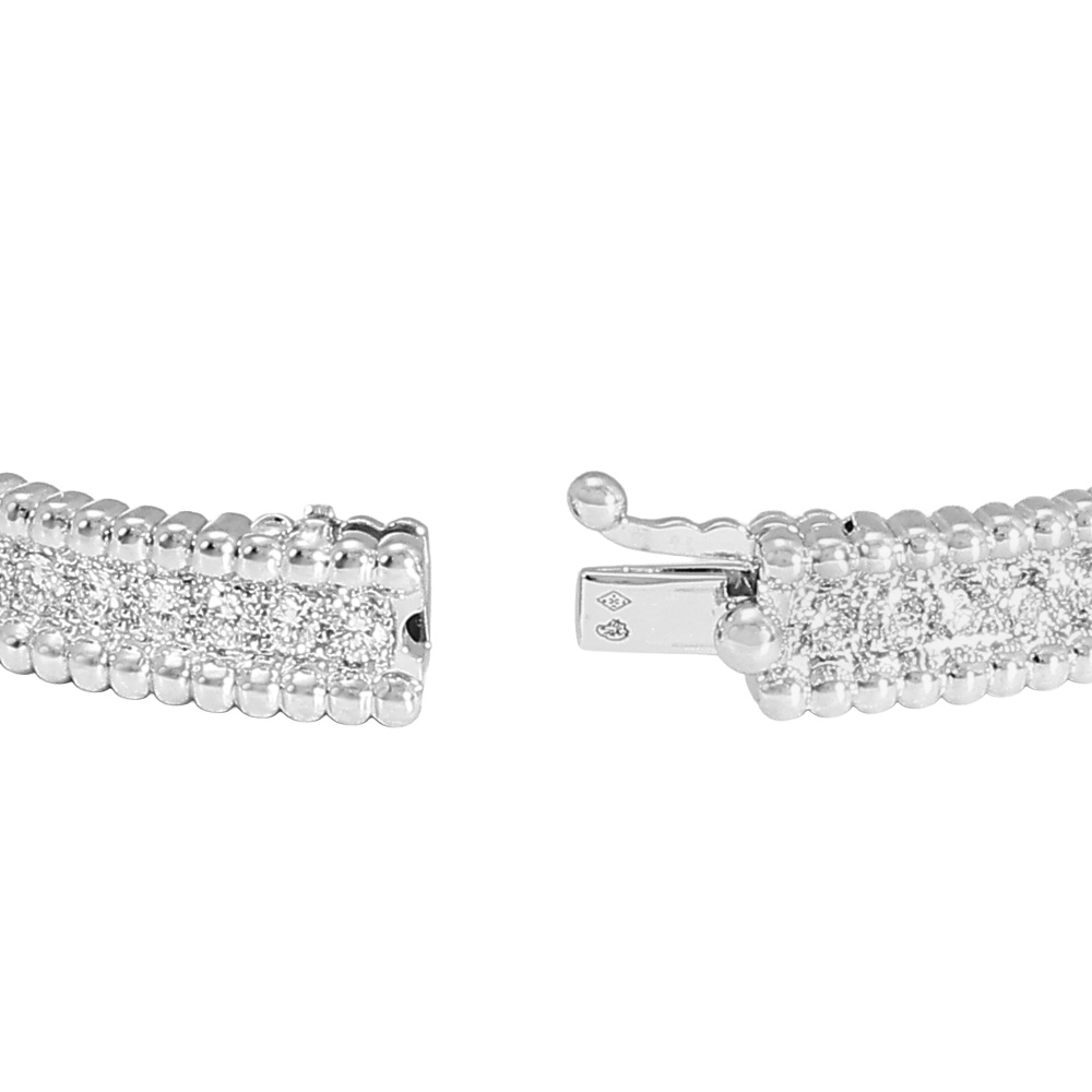 Van Cleef & Arpels Perlet Bracelet 18K White Gold Diamond VCARP27J00