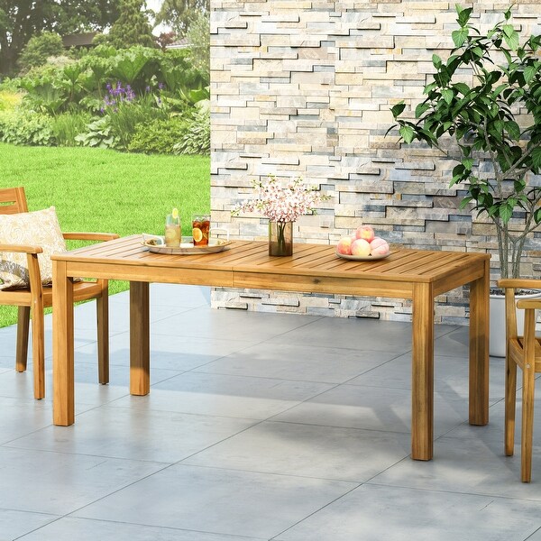 Acacia Wood DINING TABLE