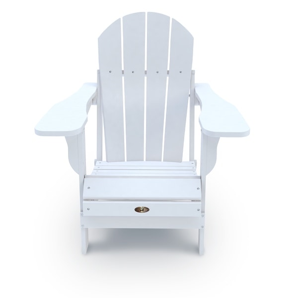 Leisure Line Recycled Plastic Folding Adirondack Chair
