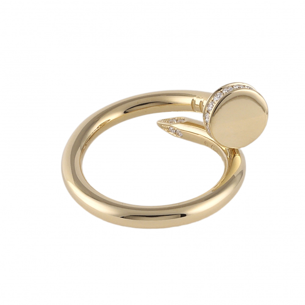Cartier Juste un Clou Ring 18K Yellow Gold Diamond B4216900