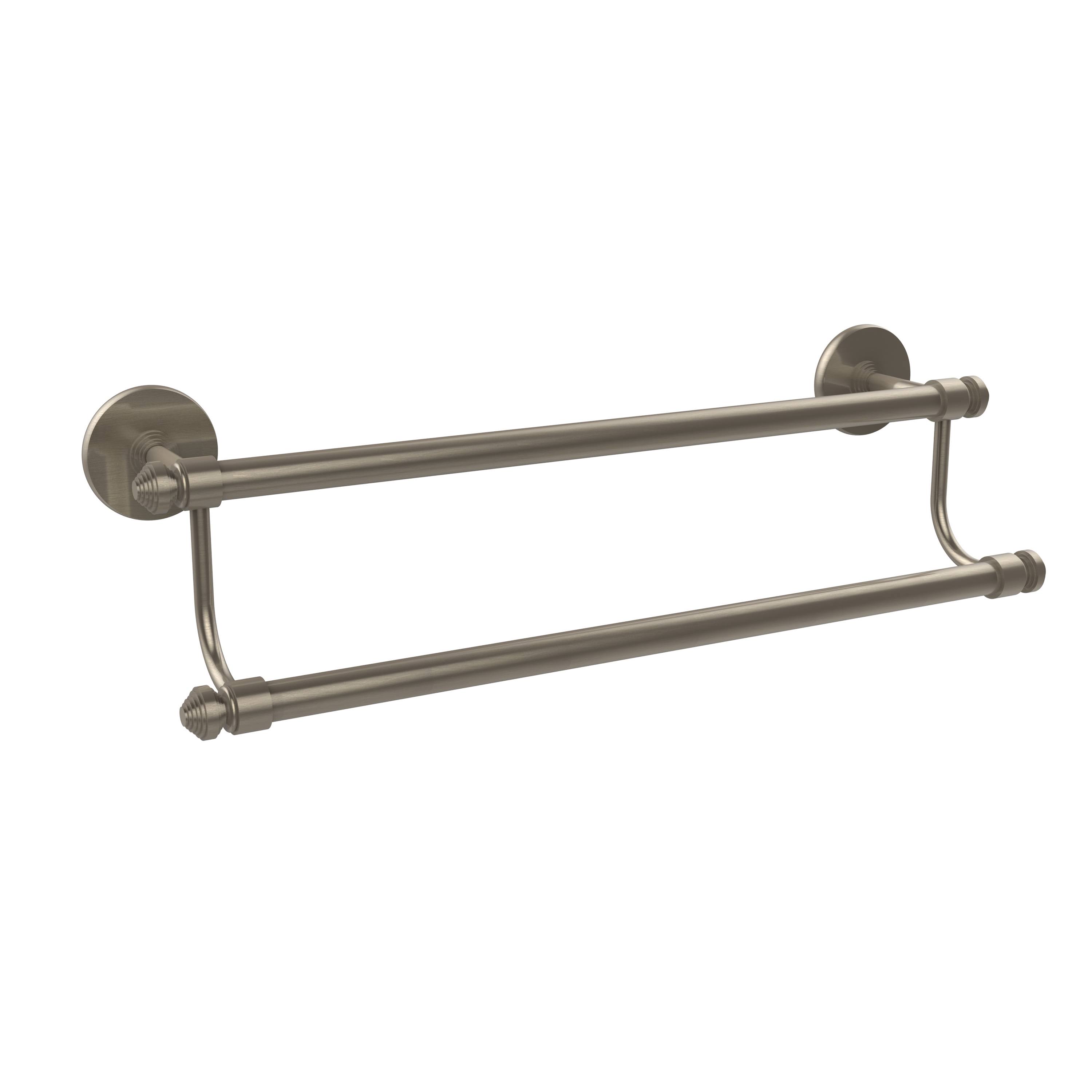 Allied Brass SB-72/24 Southbeach Collection 24 inch Double Towel Bar, Antique Pewter