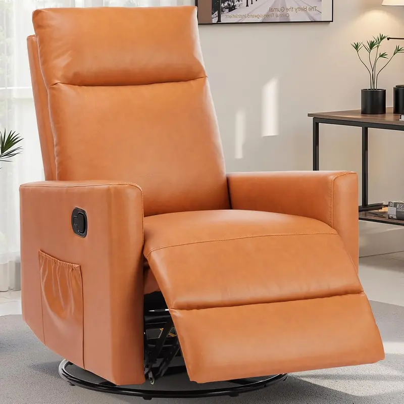 Smug Leather Recliner Chair with Lumbar Support – Home Theater & Living Room Seating