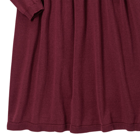 Topolino Mädchen Strickkleid mit Wabenstruktur