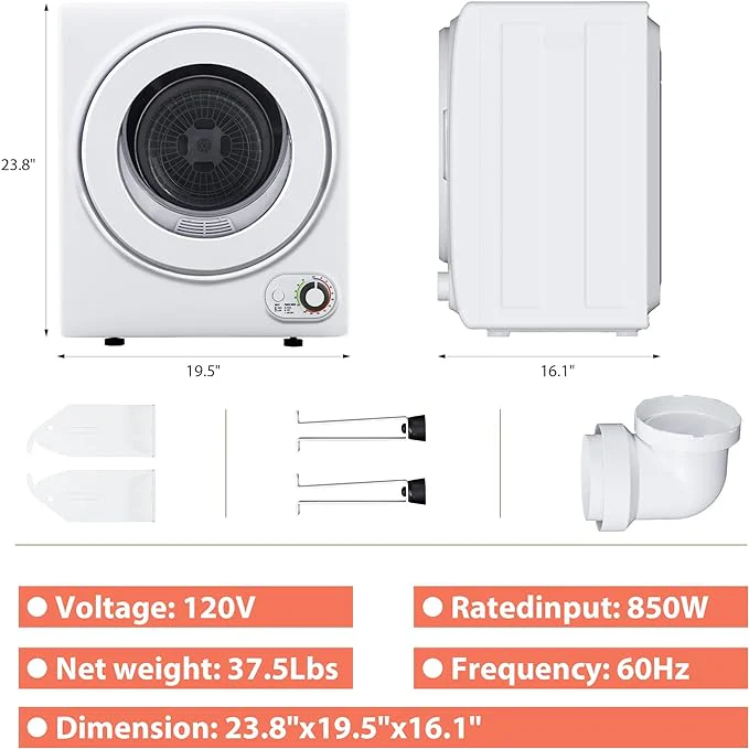 110V Portable Clothes Dryer for Apartment,RVs,Dorms