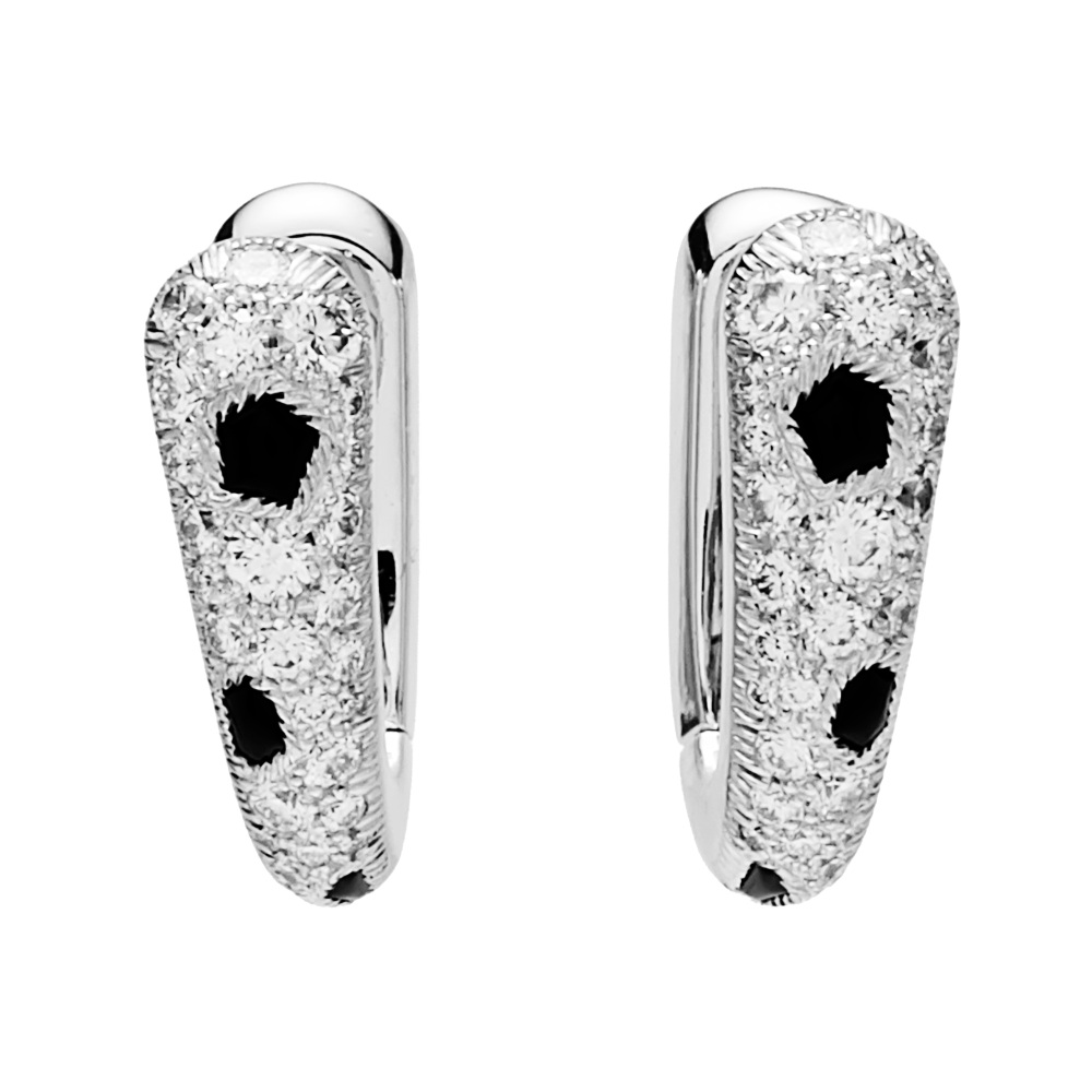 Cartier Panthère Earrings 18K White Gold N8515155