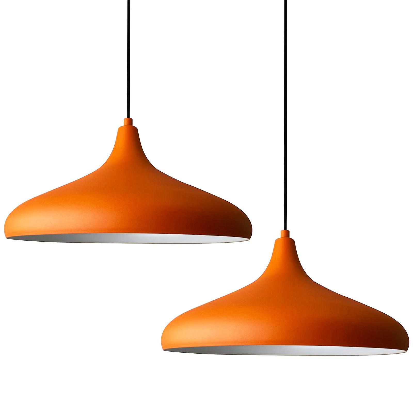 2 Pieces E27 Metal Hanging Lamp