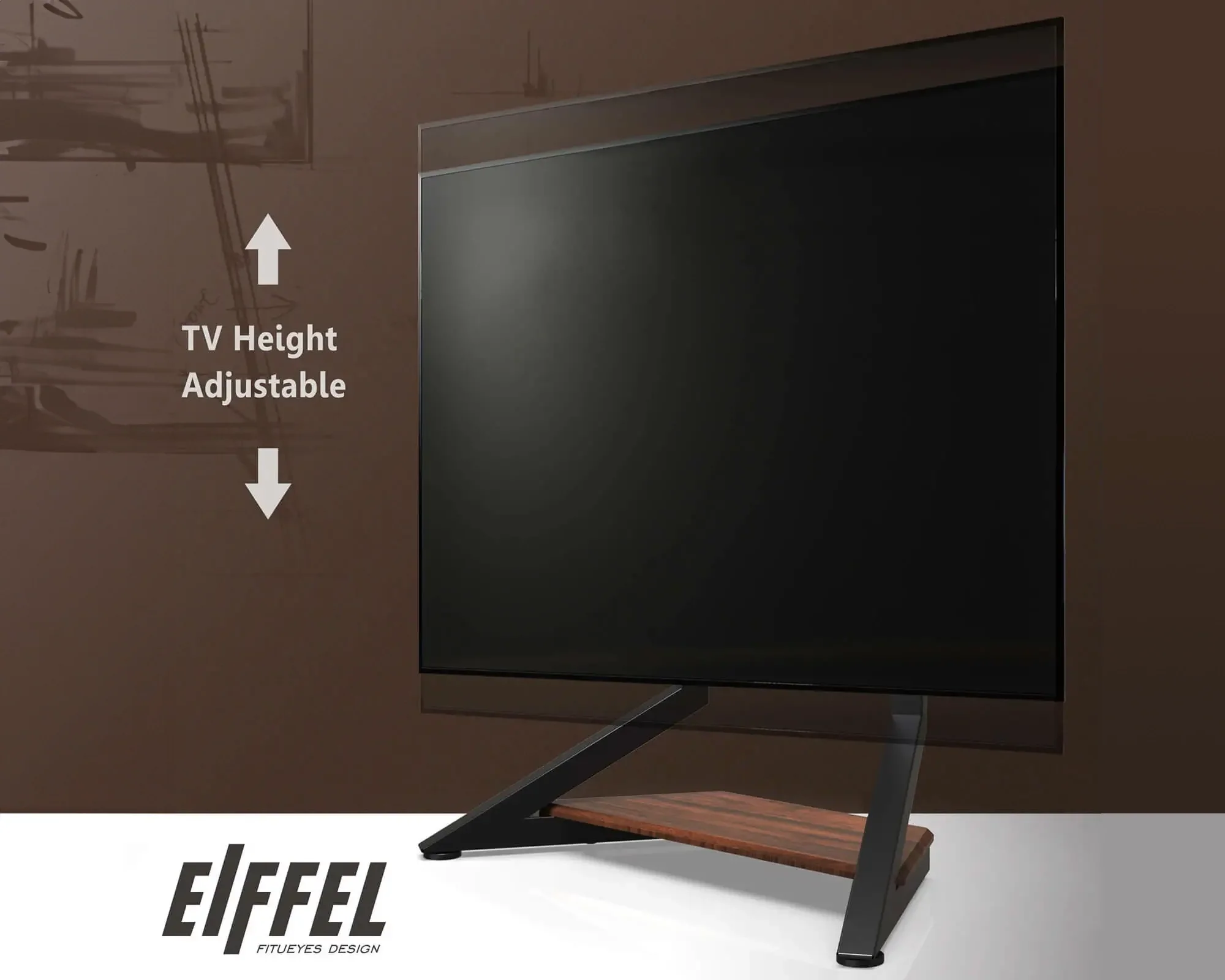 Eiffel TT85 Tabletop TV Stand