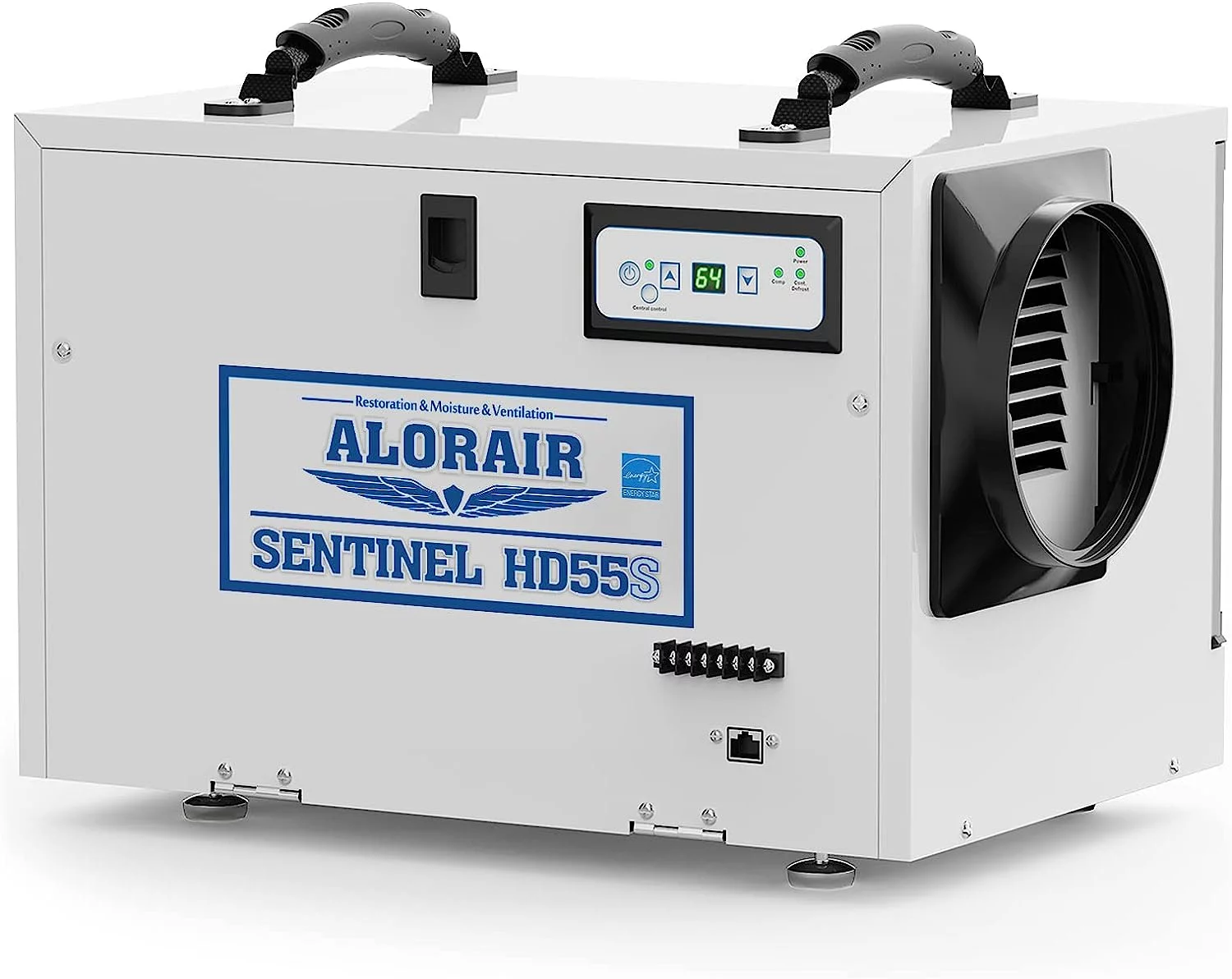 ALORAIR 120 Pints Crawl Space Dehumidifiers for Basement, Commercial Dehumidifier with Drain Hose, Energy Star Listed, White