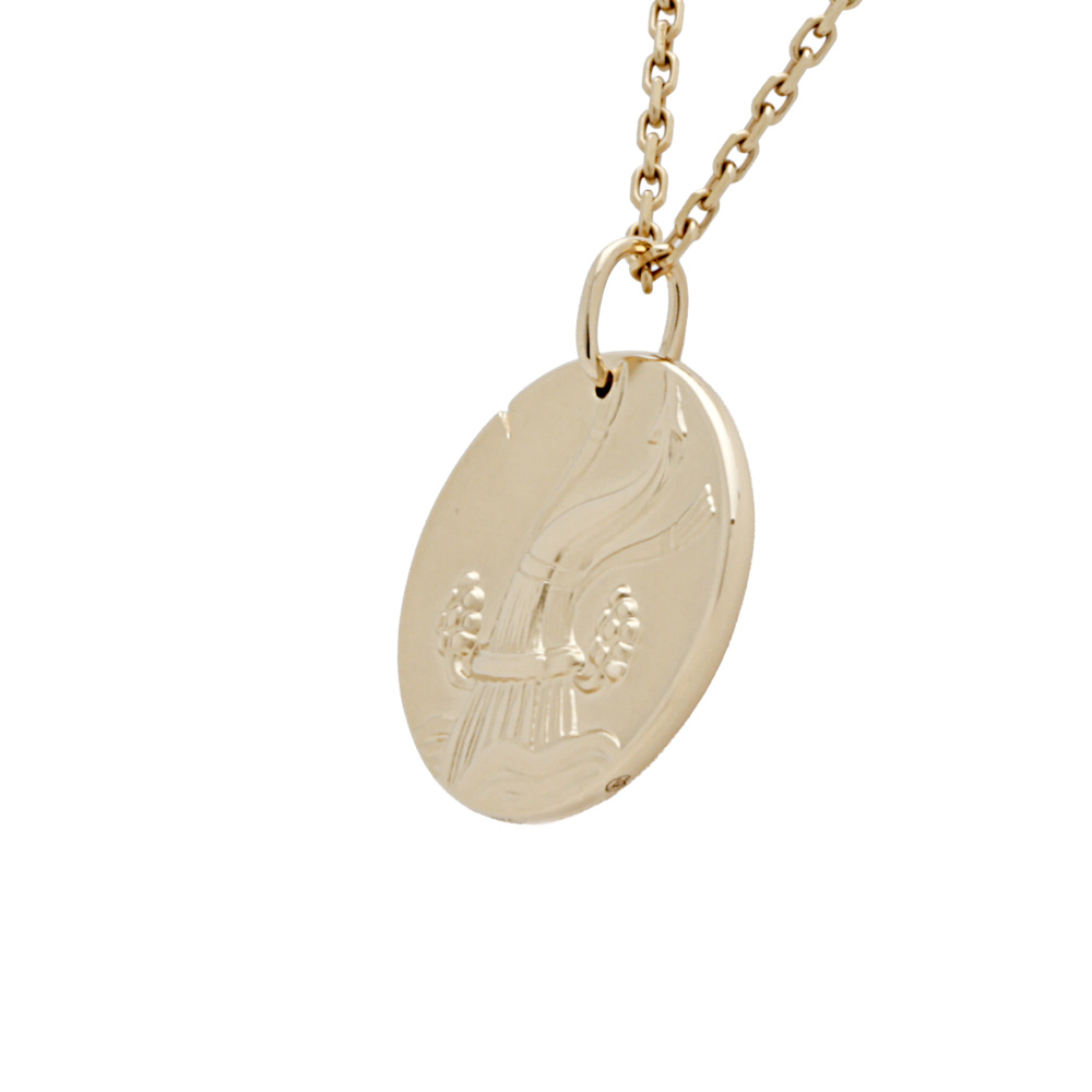 Van Cleef & Arpels Zodiac Aqualy (aquarius) Necklace 18K Yellow Gold