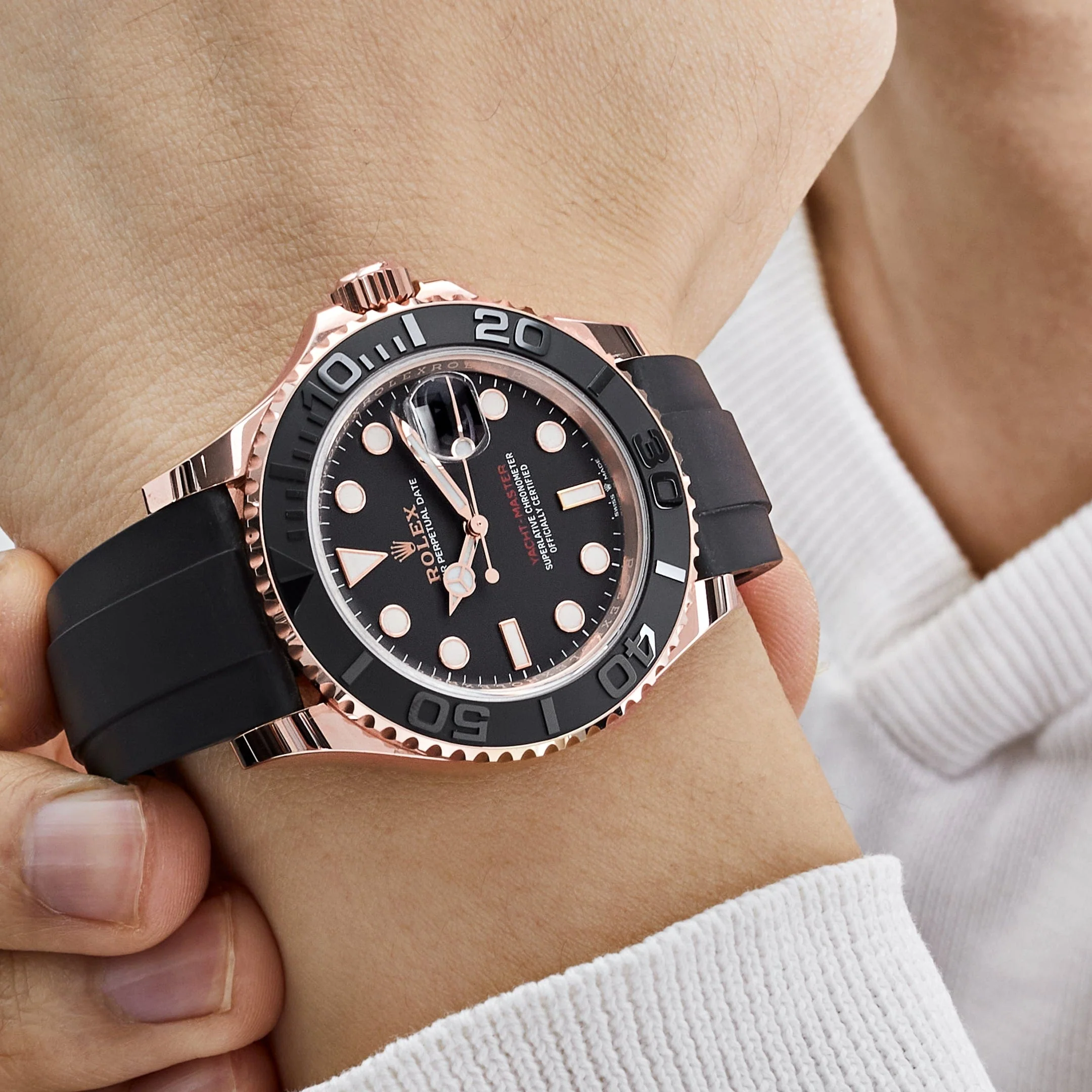 Rolex Yacht-Master 40 126655 Rose Gold Black Dial (2025)