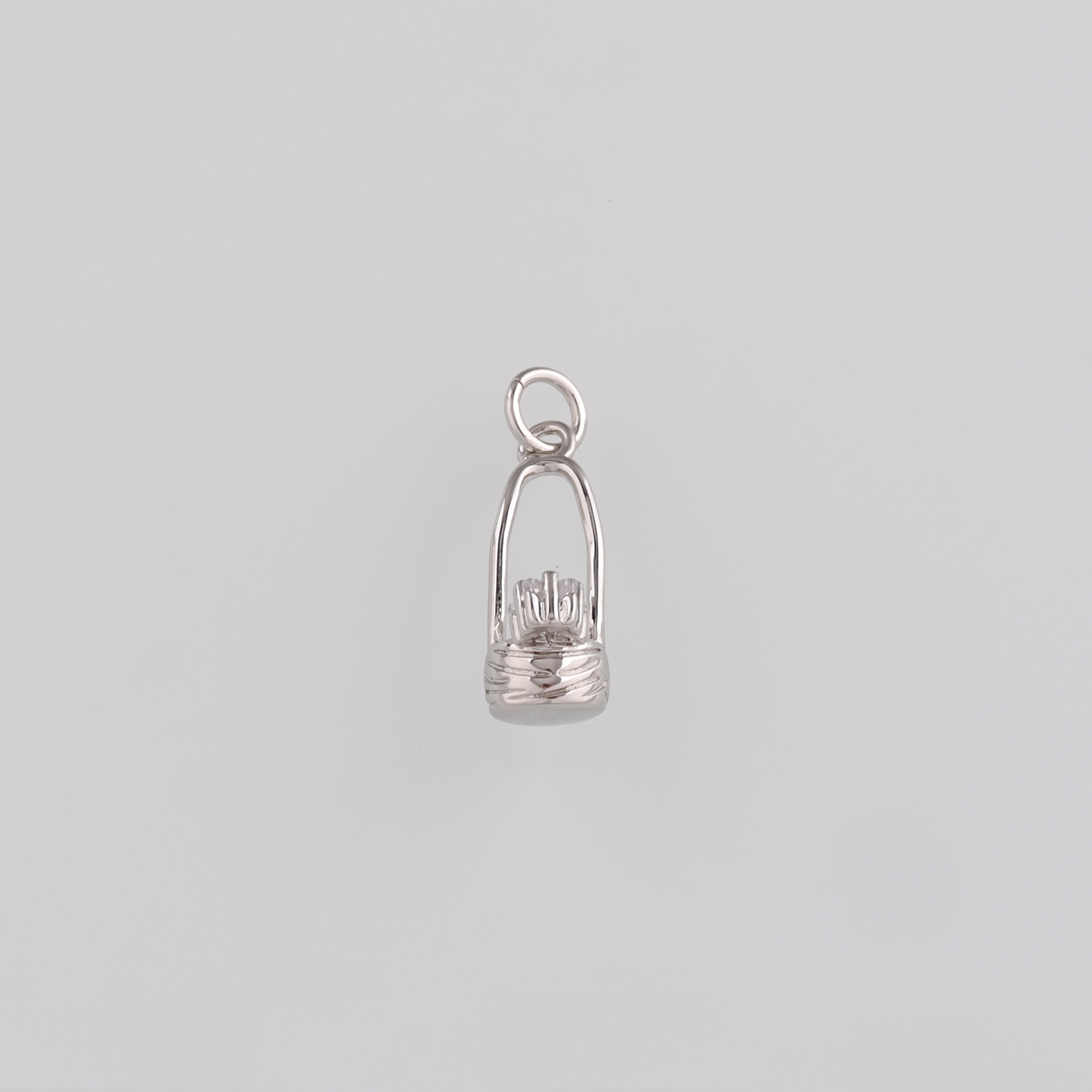 18K Gold Filled Bag Pendant,Dainty Vegetable Basket Charm Earrings Necklace for DIY Jewelry Making Supply