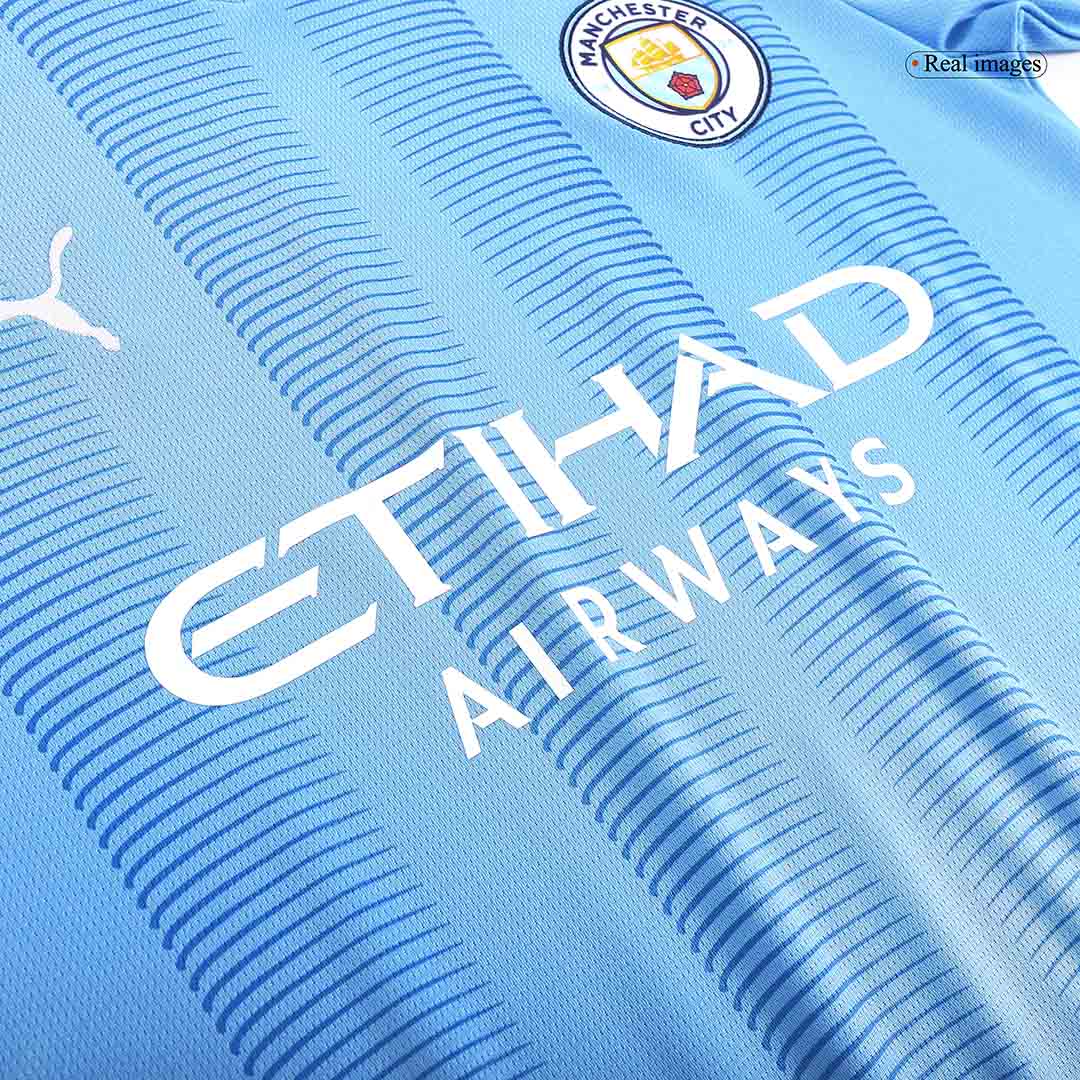 J.ALVAREZ #19 Manchester City Home Soccer Jersey 2023/24