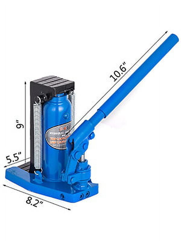 BENTISM Toe Jack Lift Hydraulic Machine Toe Jack Lift Air Hydraulic Toe Jack Proprietary Heat-Treated Steel (2.5-5Ton Blue)
