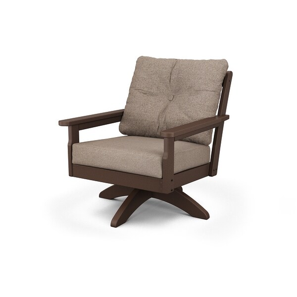 POLYWOOD Vineyard Deep Seating Swivel Chair