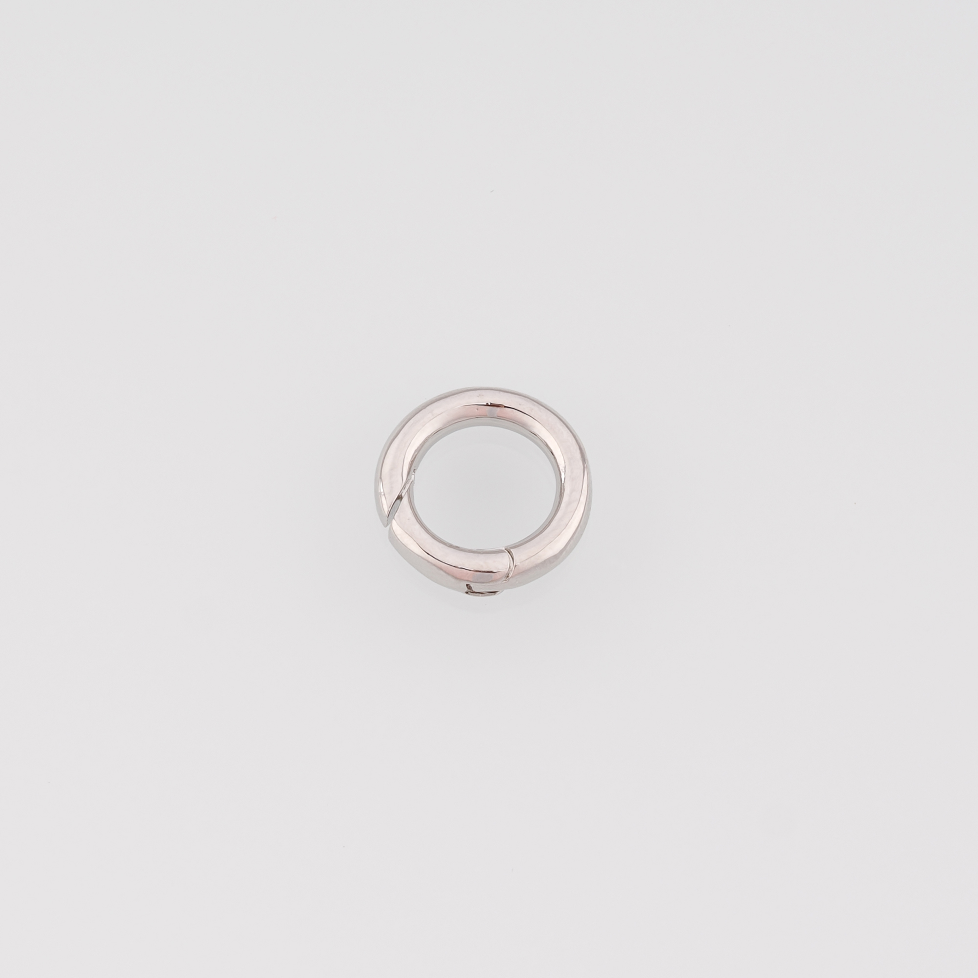 18K Gold Filled Round Spring Clasp,Push Gate Buckle Bracelet Necklace for DIY Jewelry Finding Necklace Bracelet