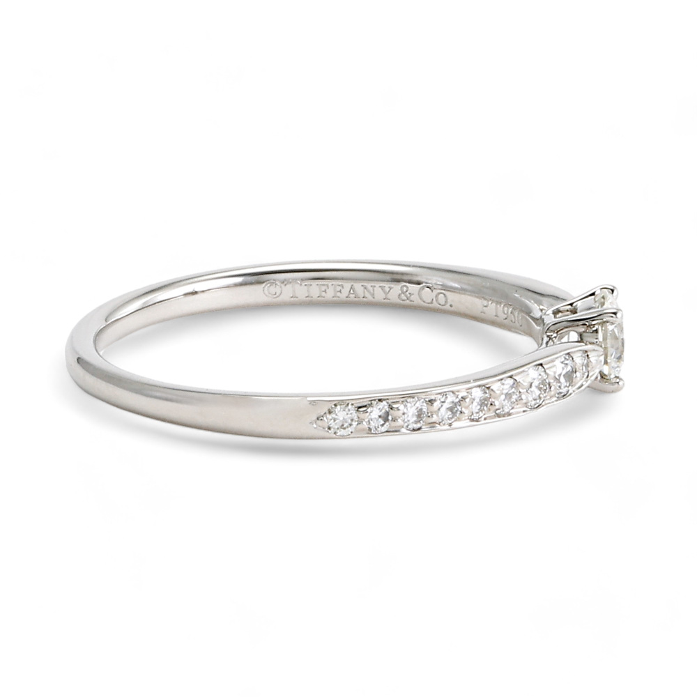 Tiffany & Co. Tiffany Harmony PT950 Ring I Platinum Diamond