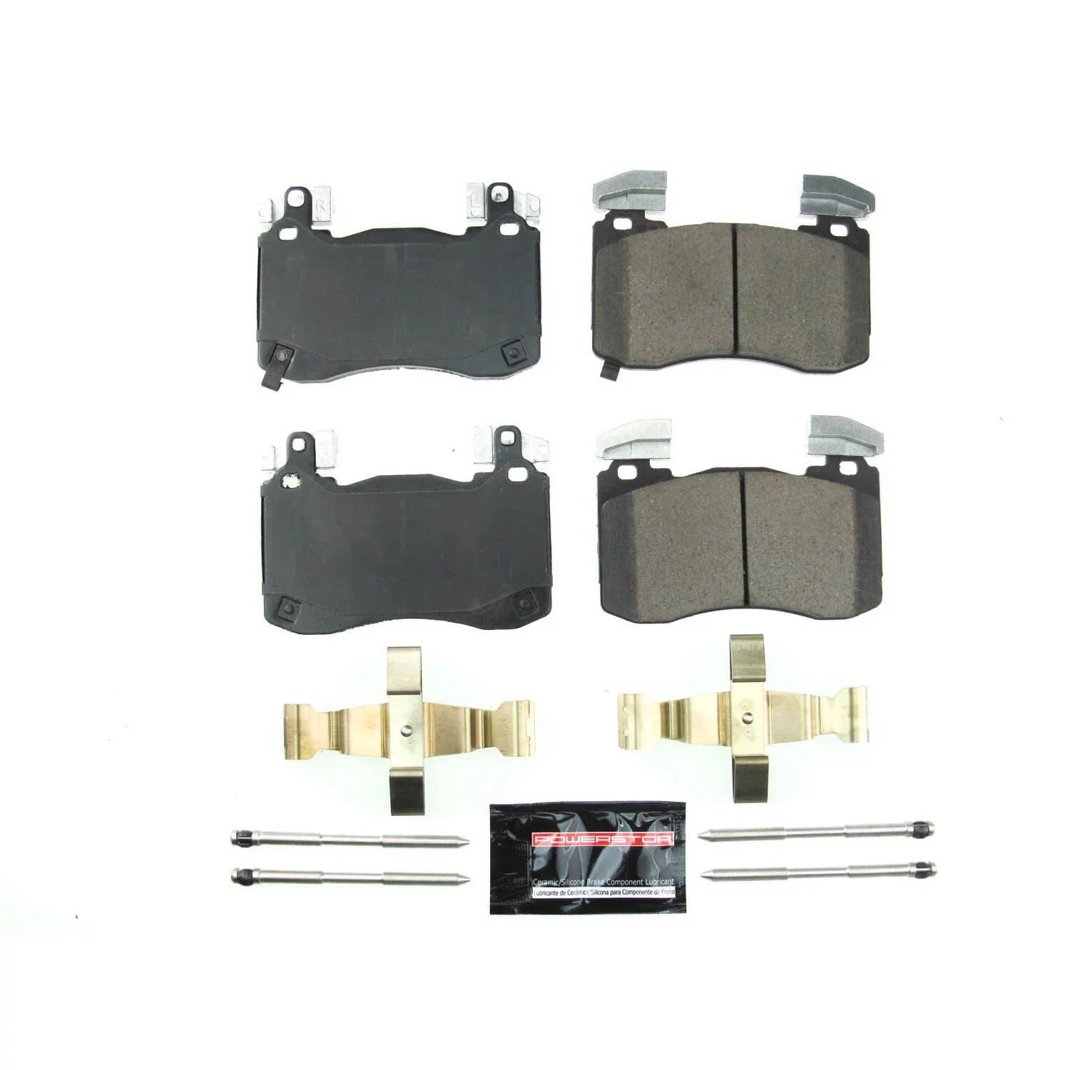 Power Stop Front Z23 Evolution Carbon-Fiber Ceramic Brake Pads Z23-6012 Fits select: 2018-2022 KIA STINGER, 2022 GENESIS G70 BASE/SPORT ADVANCED/SPORT PRESTIGE