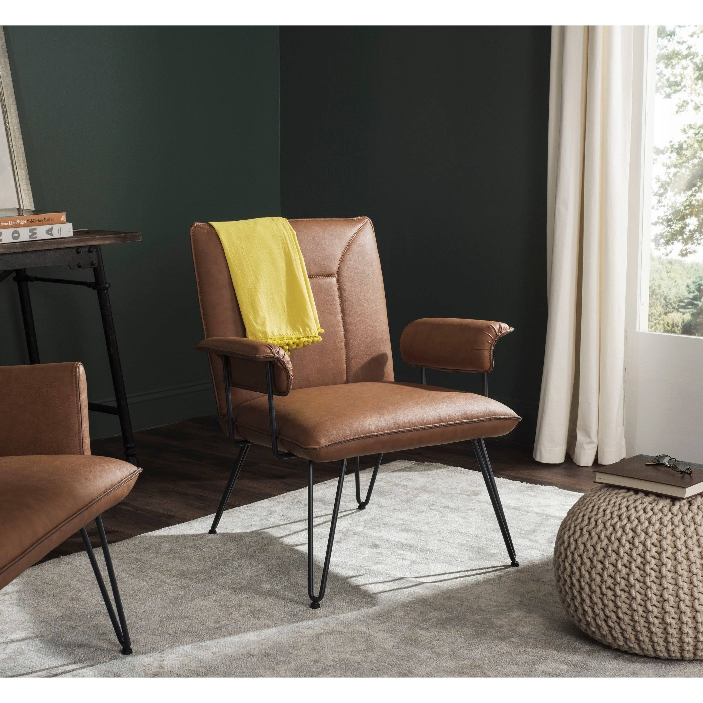 Safavieh Johannes Arm Chair - Camel