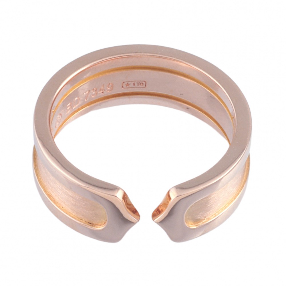 Cartier 2C C Do Ring 18K Rose Gold