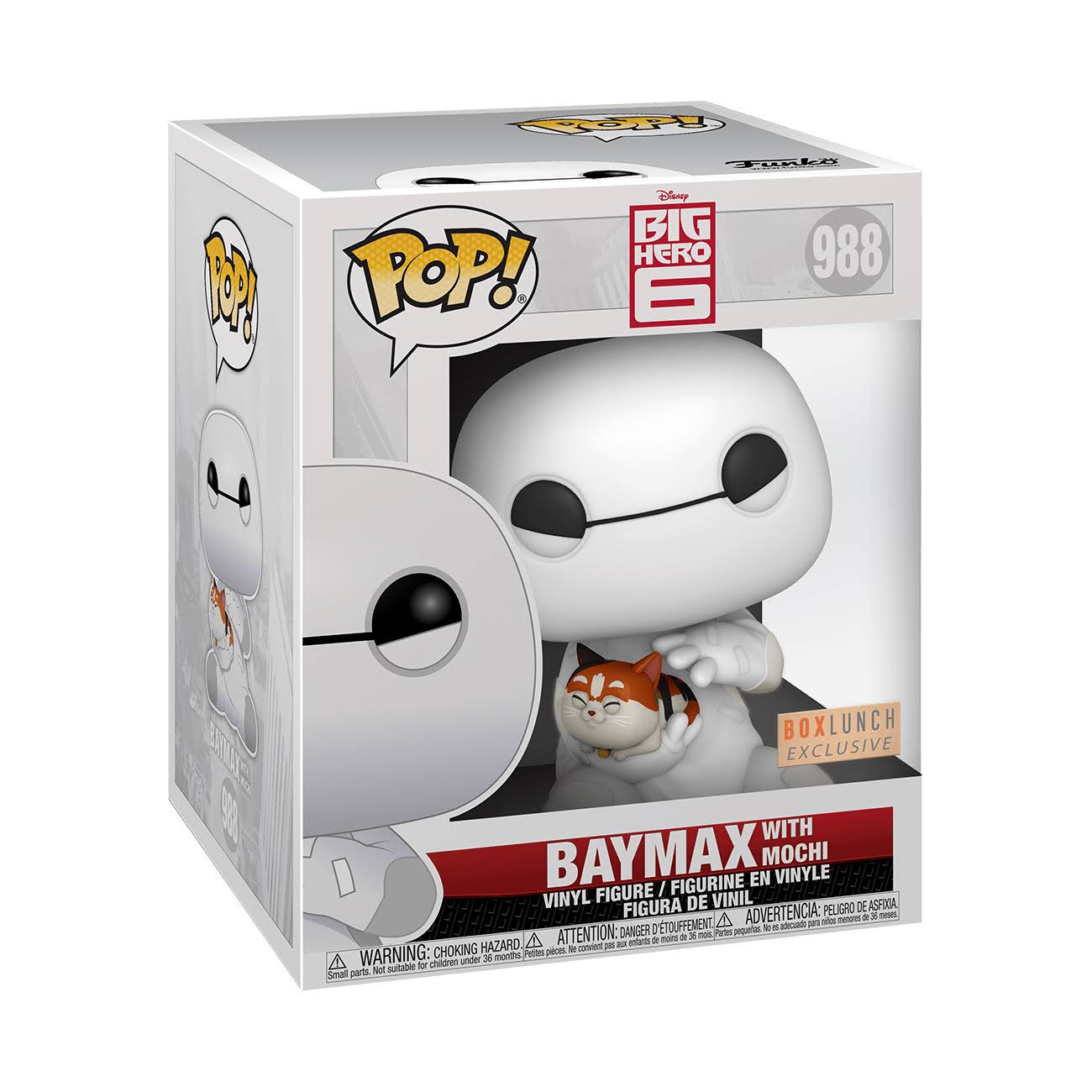 Funko Pop! Big Hero 6 #988 - Baymax [6 inch] with Mochi Exclusive