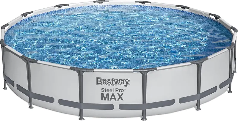 Steel Pro MAX Above-Ground Swimming Pool – 10 ft x 30 in Round Backyard Pool Kit with Durable Frame
