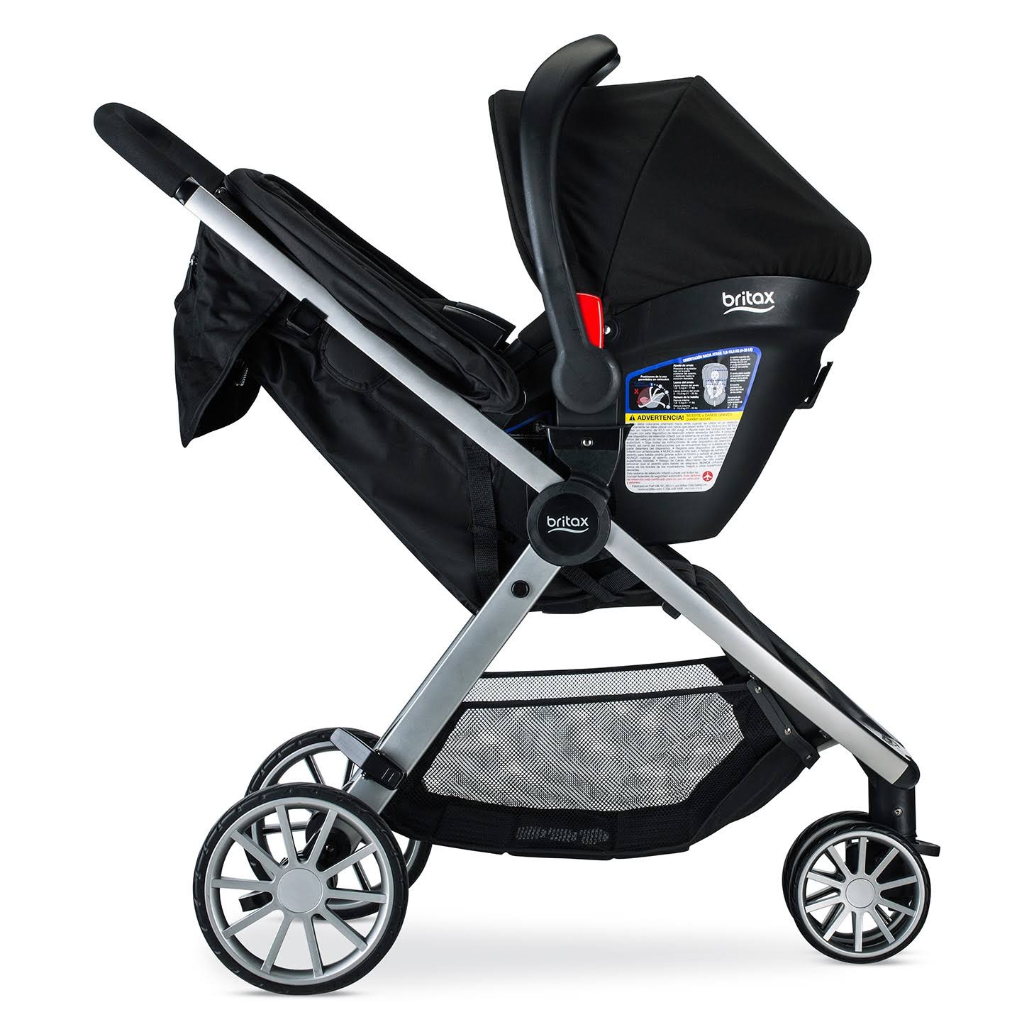 Britax B-Lively u0026 B-Safe Ultra Travel System - Noir