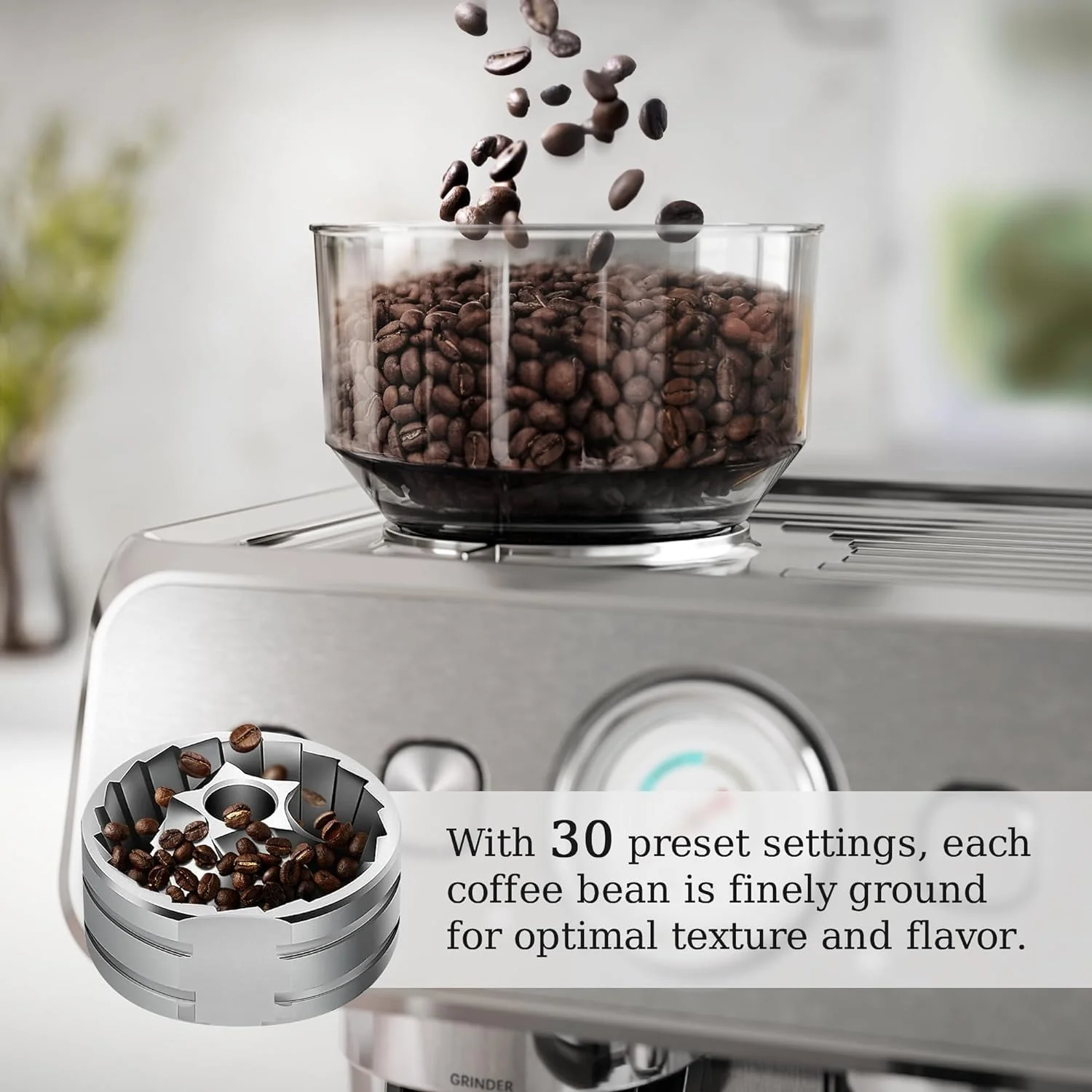 Kismile Coffee Maker,  Programmable Drip Coffee Makers ,Timer, Self-cleaning,Stainless Steel
