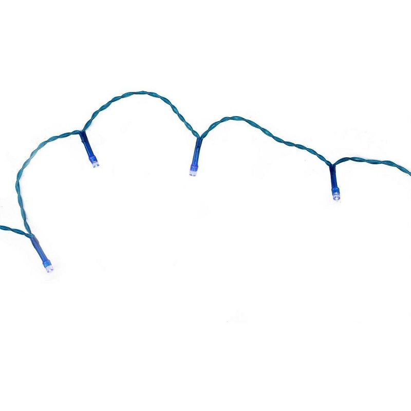 Northlight LED Micro Wide Angle Christmas String Lights - Blue - 6.25' Blue Wire - 20ct