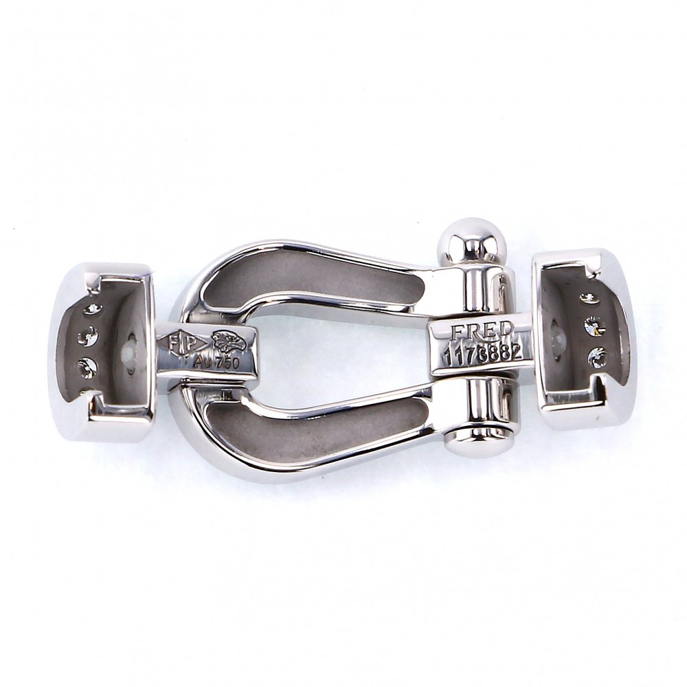 FRED Force 10 Mm Accessory 18K White Gold Diamond 0B0077