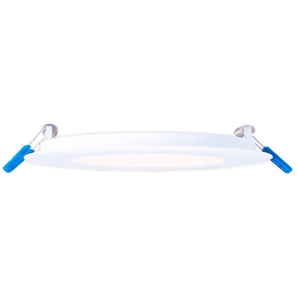 Lotus LY6RCS-41K-WH 12 Watt 6x22 Super Thin Round Recessed LED Downlight - 4100K - 800 Lumens - White