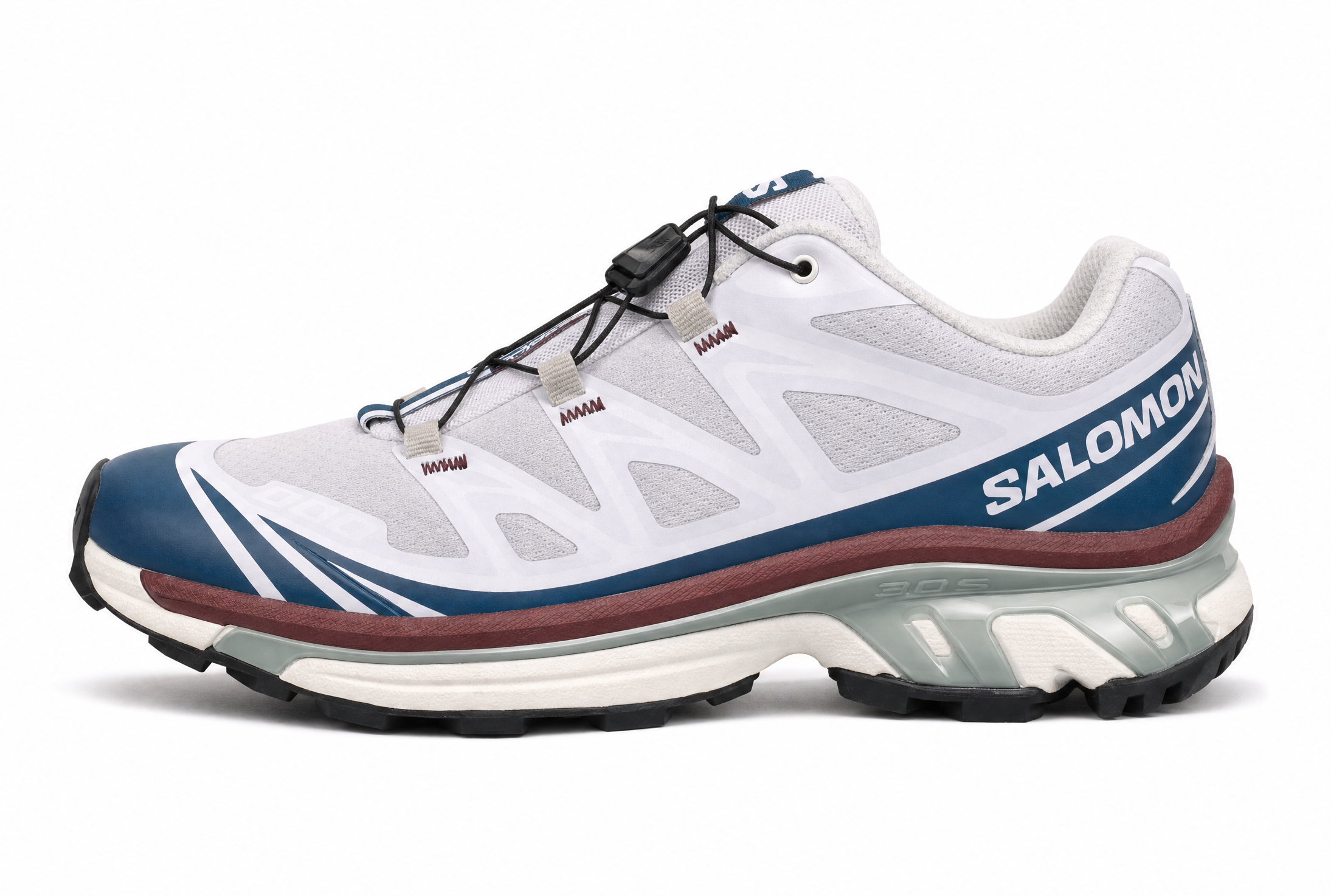 Goodbai x Salomon XT-6 White Blue Maroon Brown L45456400