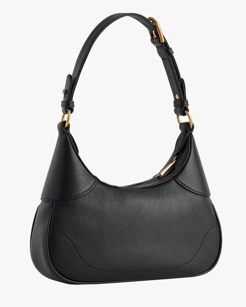 Gucci Aphrodite Small Leather Shoulder Bag – Black