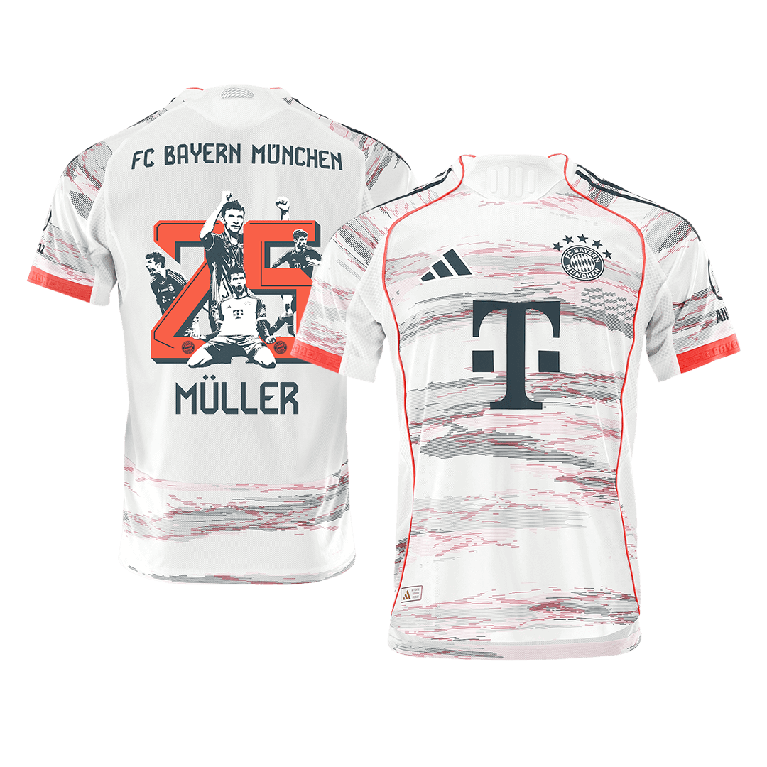 MÜLLER Special #25 Bayern Munich Away Special Player Version Jersey 2025/26