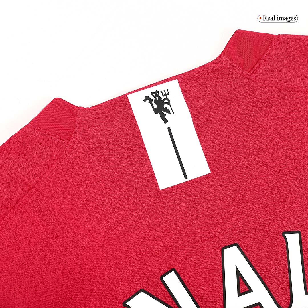 Retro Soccer Jersey RONALDO #7 Manchester United Home Long Sleeve 2007/08