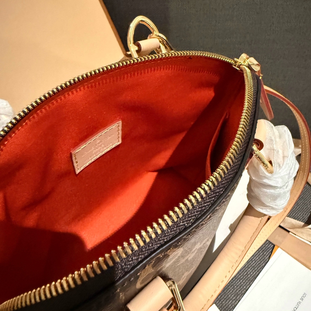 Louis Vuitton Lockit Bb Bag Monogram Brown 16Cm M12019