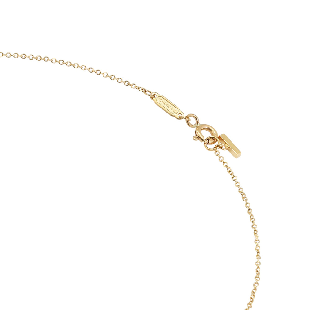 Tiffany & Co. Tiffany T Smile Necklace 18K Yellow Gold Diamond 74957013