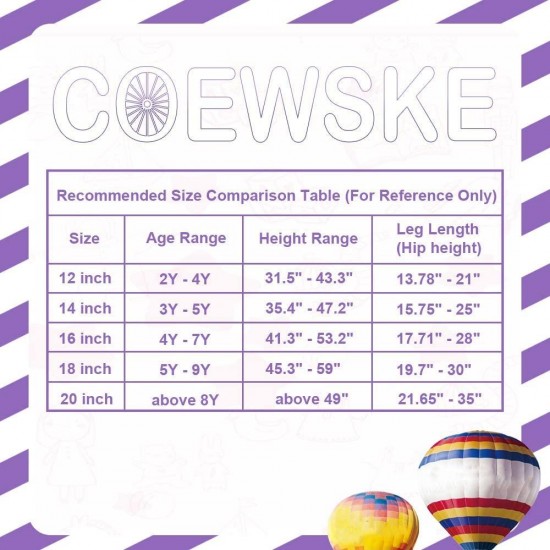 Kid’s Bike Steel Frame Children Bicycle Little Princess Style 12-14-16-18-20 Inch with Training Wheel