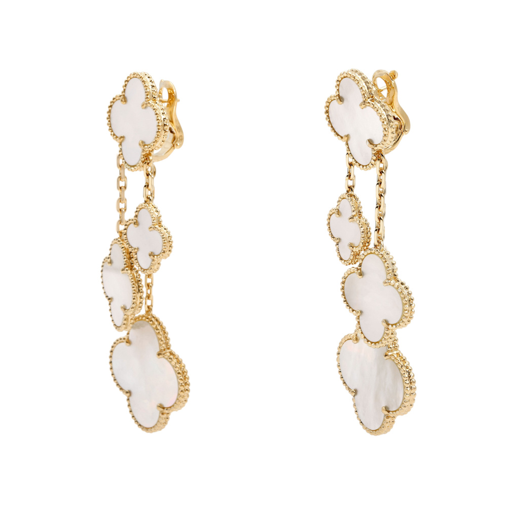 Van Cleef & Arpels Magic Alhambra Earrings 18K Yellow Gold VCARD78900