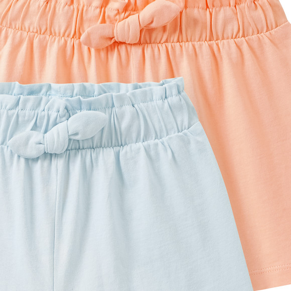 Yigga 2 Mädchen Shorts mit Zierschleife