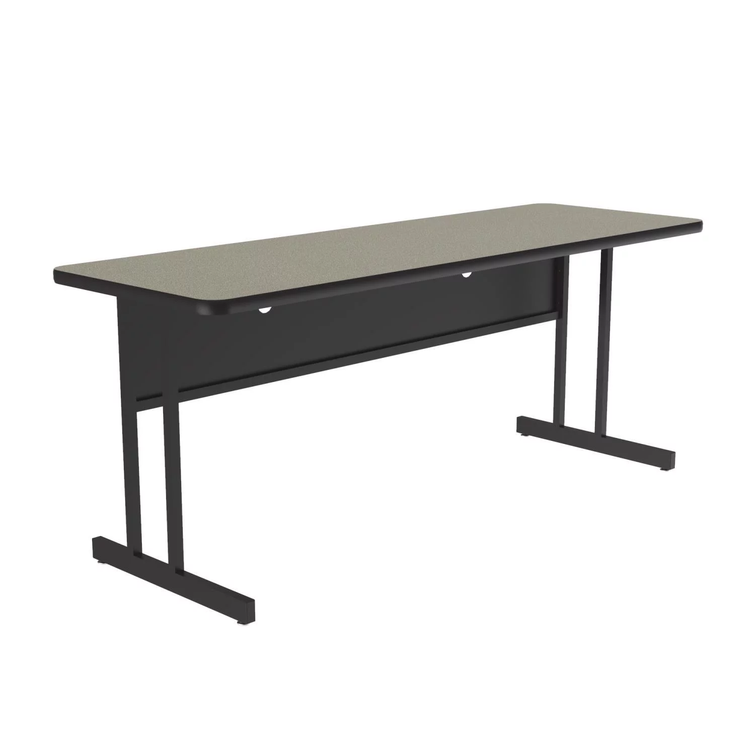 Correll  High Pressure Rectangular Top Computer & Training Tables - Savannah Sand - 24 x 60 in.