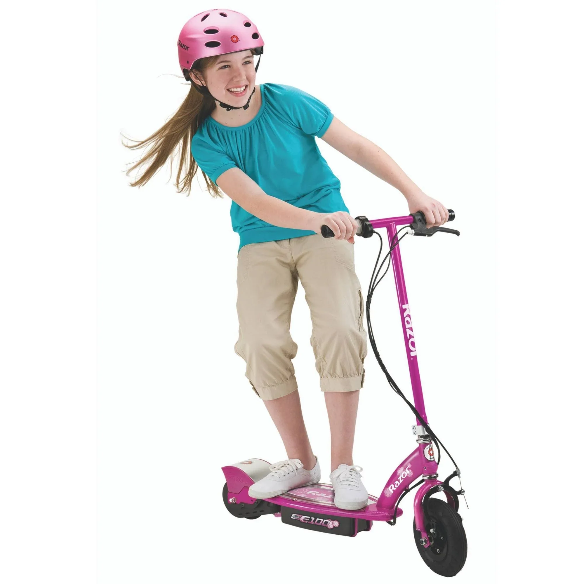 Razor E100 Electric Scooter, Pink