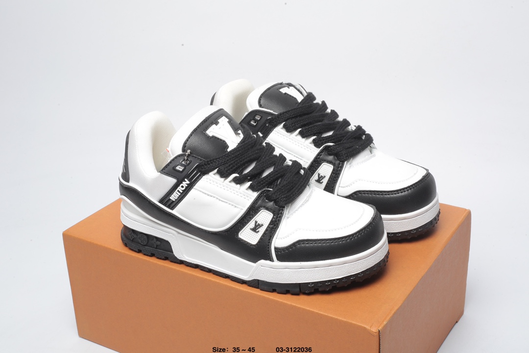 LV Trail Sneaker Low Casual sports culture All match basketball skate shoes - cnluxepick