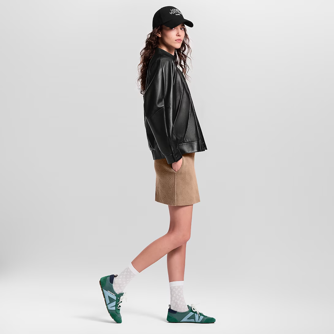 Louis Vuitton Sneakerina Green & Light Blue – Women’s Ballet-Inspired Slim Sneakers