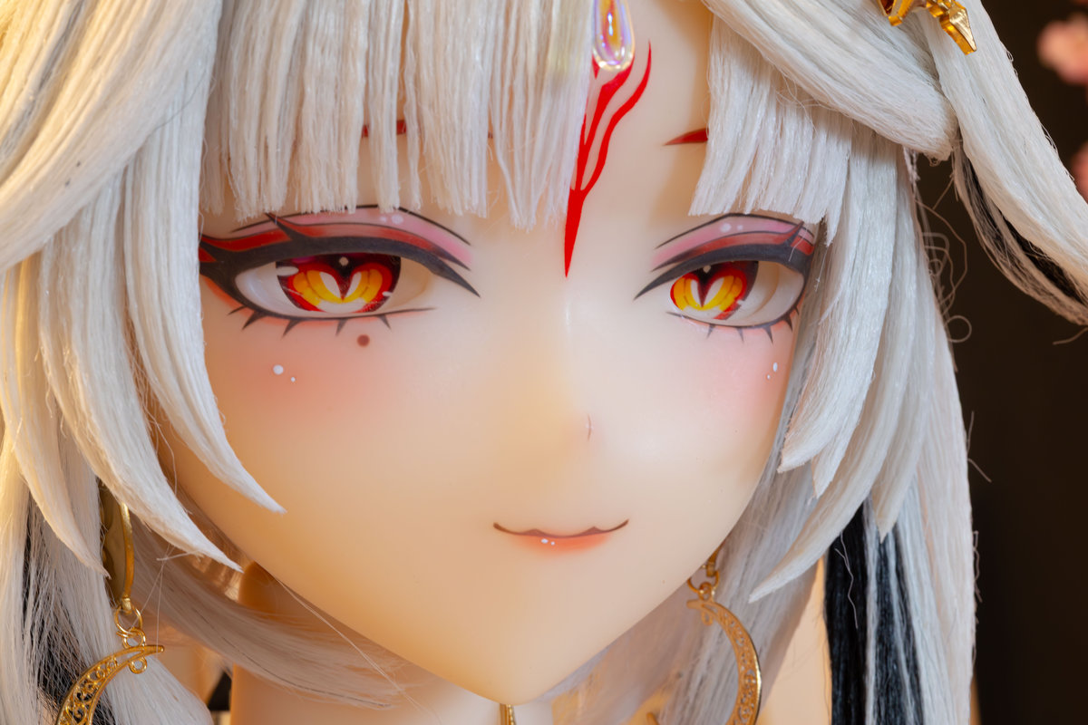 Aotumedoll Silicone Head Eyelash Close-Up
