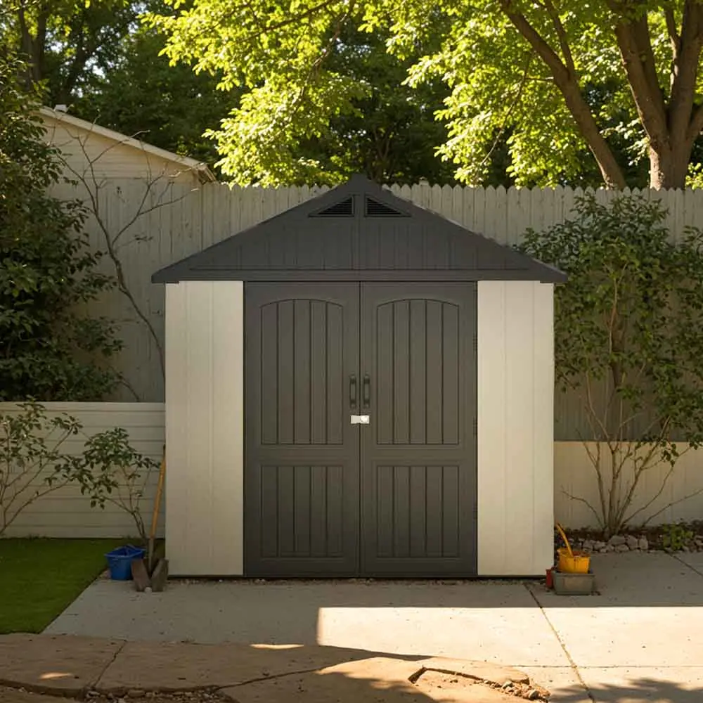 Patiowell Kick-it 8x6 Plastic Shed Pro