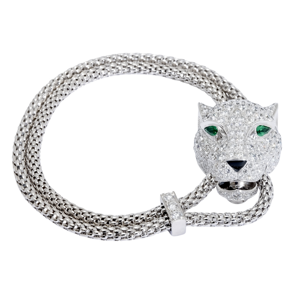 Cartier Panthère Bracelet 18K White Gold N6700400