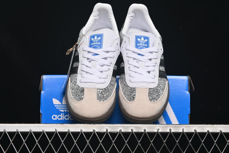 Adidas Samba Og White/Black/Silver/Grey B75809